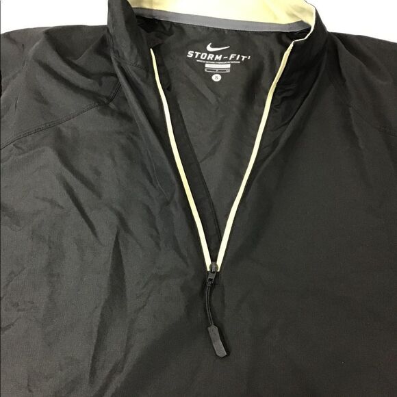 Nike Black Storm Fit 1/2 Zip Pullover Windbreaker Jacket Size Small - Picture 11 of 12
